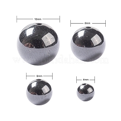 340Pcs 4 Sizes Natural Black Tourmaline Beads&nbsp;G-LS0001-25