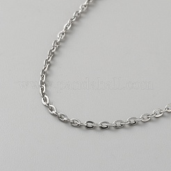 2mm 304ステンレススチールアズキチェーンネックレス（女性・男性用）  変色しない  ステンレス鋼色  23.58インチ（59.9cm）&nbsp;NJEW-WH0013-73P