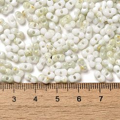 Two Tone Baking Paint Glass Seed Beads&nbsp;SEED-F005-01A-10