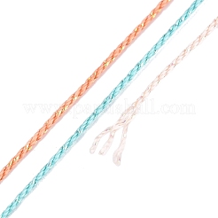 5 Rolls 9-Ply Braided Nylon Strings with Metallic Thread&nbsp;OCOR-Q062-01F