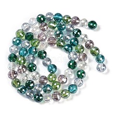 Electroplate Glass Beads Strands&nbsp;EGLA-B009-03