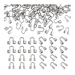 200Pcs 2 Styles 304 Stainless Steel Wire Guardian and Protectors&nbsp;STAS-PH0006-86