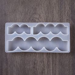 DIYキャンドルシリコンモールド  キャンドル作り用  ツイスト  15x6.7x2.1cm  内径：5.4~14x2.3~3.3のCM&nbsp;SIL-Z020-02D