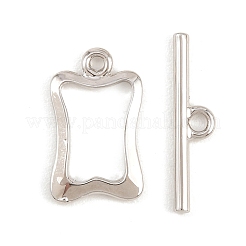 Brass Toggle Clasps&nbsp;KK-G548-41P-04