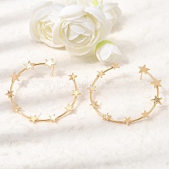Brass Stud Earrings for Women&nbsp;KK-CBA3EDE-11G