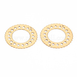 304 Stainless Steel Filigree Joiners Links&nbsp;STAS-S116-177G