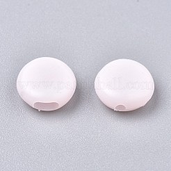 口カバー用PVCプラスチックコードロック  アンチスリップコードバックル  ロープアジャスター  フラットラウンド  ラベンダーブラッシュ  10x4mm  穴：1.6mmと1.6x4mm&nbsp;KY-K011-02