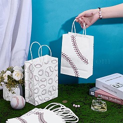 16Pcs Baseball Paper Bags&nbsp;DIY-PH0032-51