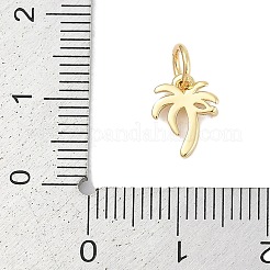 Brass Micro Pave Cubic Zirconia Pendants&nbsp;KK-Q028-61G