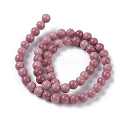 Natural Rhodonite Bead Strands&nbsp;G-L417-08-6mm