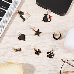 8Pcs PVC Mobile Dustproof Plugs&nbsp;HJEW-SC00218