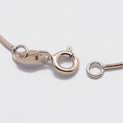 925 Sterling Silver Chain Necklaces&nbsp;STER-F039-11RG