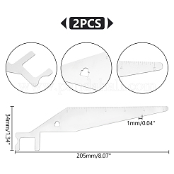 301ステンレス多機能レバーツール  こじ開けツール  消防用具  ステンレス鋼色  205x34x1mm&nbsp;TOOL-WH0127-46P