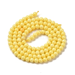 Cubic Zirconia Imitation Pearl Bead Strands&nbsp;ZIRC-P109-03A-04