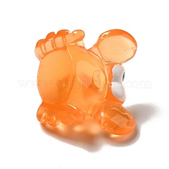 Marine Series Transparent Resin Pendants&nbsp;RESI-E031-02P-08
