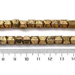 Electroplated Natural Lava Rock Beads Strands&nbsp;G-A256-D01-01G