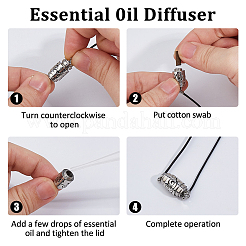 1Set Stainless Steel Perfume Bottle Necklaces&nbsp;NJEW-FH0001-27