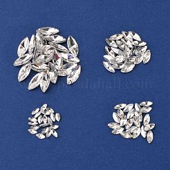 80Pcs 4 Style Pointed Back Glass Rhinestone Cabochons&nbsp;RGLA-FS0001-02