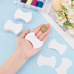 ペーパーキルティングテンプレート  パッチワーク縫製工芸品用の手作り英語紙ピーシング  ホワイト  70x50x0.1mm  100個/袋&nbsp;DIY-WH0304-007C