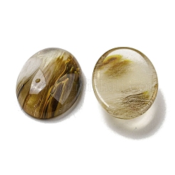 Watermelon Stone Glass Cabochons&nbsp;G-C115-01A-02
