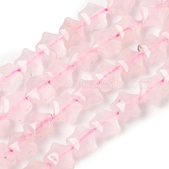 天然ローズクォーツスタービーズ連売り  7.5x8x4.5mm  穴：0.8mm  約54~56個/連  15.12''~15.20''（38.4~38.6センチメートル）&nbsp;G-Z080-A10