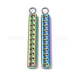 Ion Plating(IP) 304 Stainless Steel Pendant Cabochon Settings&nbsp;STAS-C066-15M