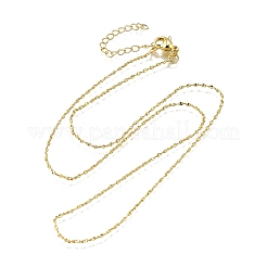 1.5MM Brass Oval Link Chain Necklaces&nbsp;NJEW-M108-17G