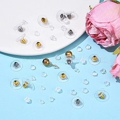 Plastic/Brass Ear Nuts&nbsp;FIND-YW0007-22