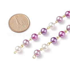 Handmade Glass Pearl Beaded Chain&nbsp;AJEW-JB01134-02