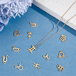 24Pcs 2 Sets Ion Plating(IP) 304 Stainless Steel Charms&nbsp;STAS-ME0003-56