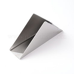 304ステンレススチールナプキンホルダー  三角形  ステンレス鋼色  17x4.5x8.5cm&nbsp;DJEW-WH0033-52A