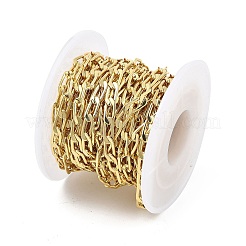 Brass Curb Chains&nbsp;KK-P300-15G-A