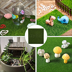 6Pcs Square Cloth Artificial Moss&nbsp;DJEW-SP0001-23