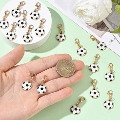 Sports Alloy Enamel Pendant Decorations&nbsp;HJEW-YW00527