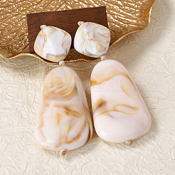 Resin Stud Dangle Earrings for Women&nbsp;WG13923-02