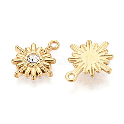 304 Stainless Steel Rhinestone Pendants&nbsp;STAS-I322-33G-02