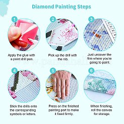 DIY Diamond Painting Passport Cover Kits&nbsp;DIAM-PW0010-39K