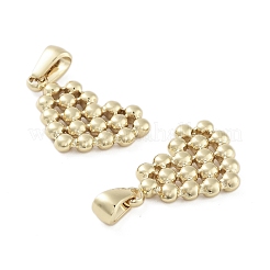 304ステンレスペンダント  ゴールドカラー  ハート  23x15x2.5mm  穴：5x3mm&nbsp;STAS-D092-02B-G