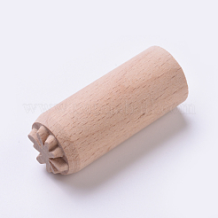 DIYスクラップブック  木の切手  カエデの葉の模様を持つ列  バリーウッド  50~50.5x19.5~20.5mm&nbsp;AJEW-WH0098-96F