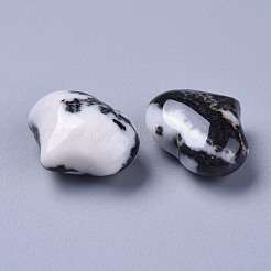 Natural Zebra Jasper Heart Love Stone&nbsp;G-F659-A31