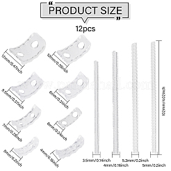 Transparent PVC Jewelry Resizing Tools&nbsp;DIY-WH0430-981