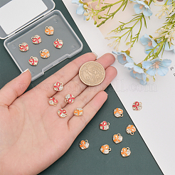 20Pcs 2 Colors Alloy Rhinestone Pendants&nbsp;FIND-CA0007-26