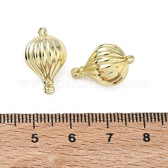 合金ペンダント  熱気球チャーム  ラックめっき  カドミウムフリー＆鉛フリー  ゴールドカラー  18.5x12x12mm  穴：1.2mm&nbsp;AL-CBA5609-13G