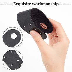 PVC Leather Flat Toe Guard Protector&nbsp;FIND-WH0013-65A
