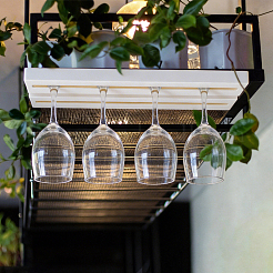 3 Bags ABS Plastic Upside Down Wall Mounted Wine Rack&nbsp;AJEW-WA0004-86A