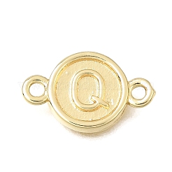 26Pcs 26 Styles Brass Disc with Initial Links Connector Charms&nbsp;KK-E802-36G