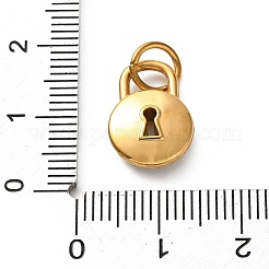 304ステンレススチールラインストーンペンダント  ロックチャーム  ゴールドカラー  ゴールドカラー  15x10.5x4mm  穴：5mm&nbsp;RB-CBA324D-01G-06