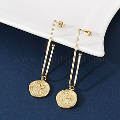 304 Stainless Steel Stud Earrings&nbsp;EJEW-Z089-31G