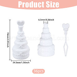 Cake Shape Plastic Bubble Bottle&nbsp;AJEW-WH0752-234B