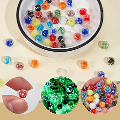 120Pcs Handmade Luminous Lampwork Beads&nbsp;LAMP-PA0001-60B
